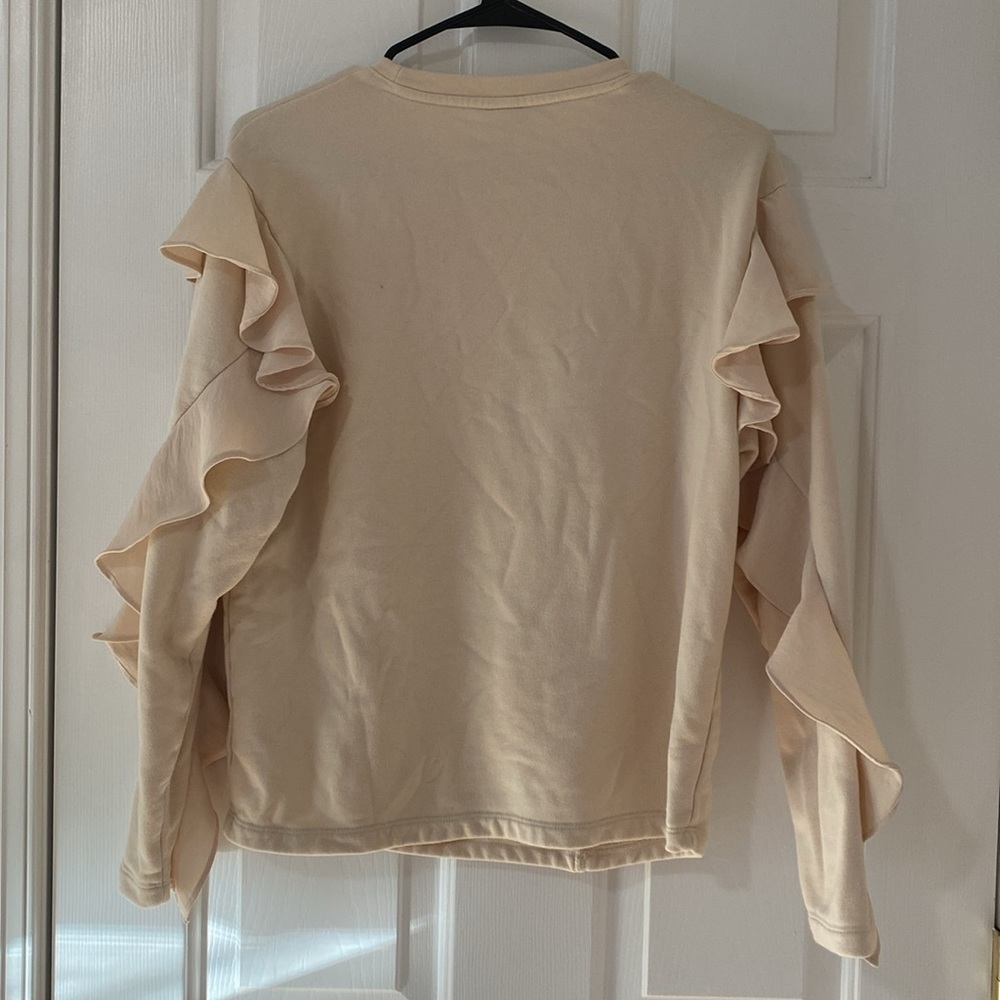 A New Day Ruffle Sleeve Sweatshirt - Picture 4 of 5